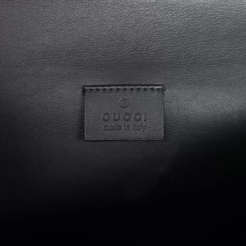 Gucci Dionysus Medium Black Suede Double Chain Shoulder Bag