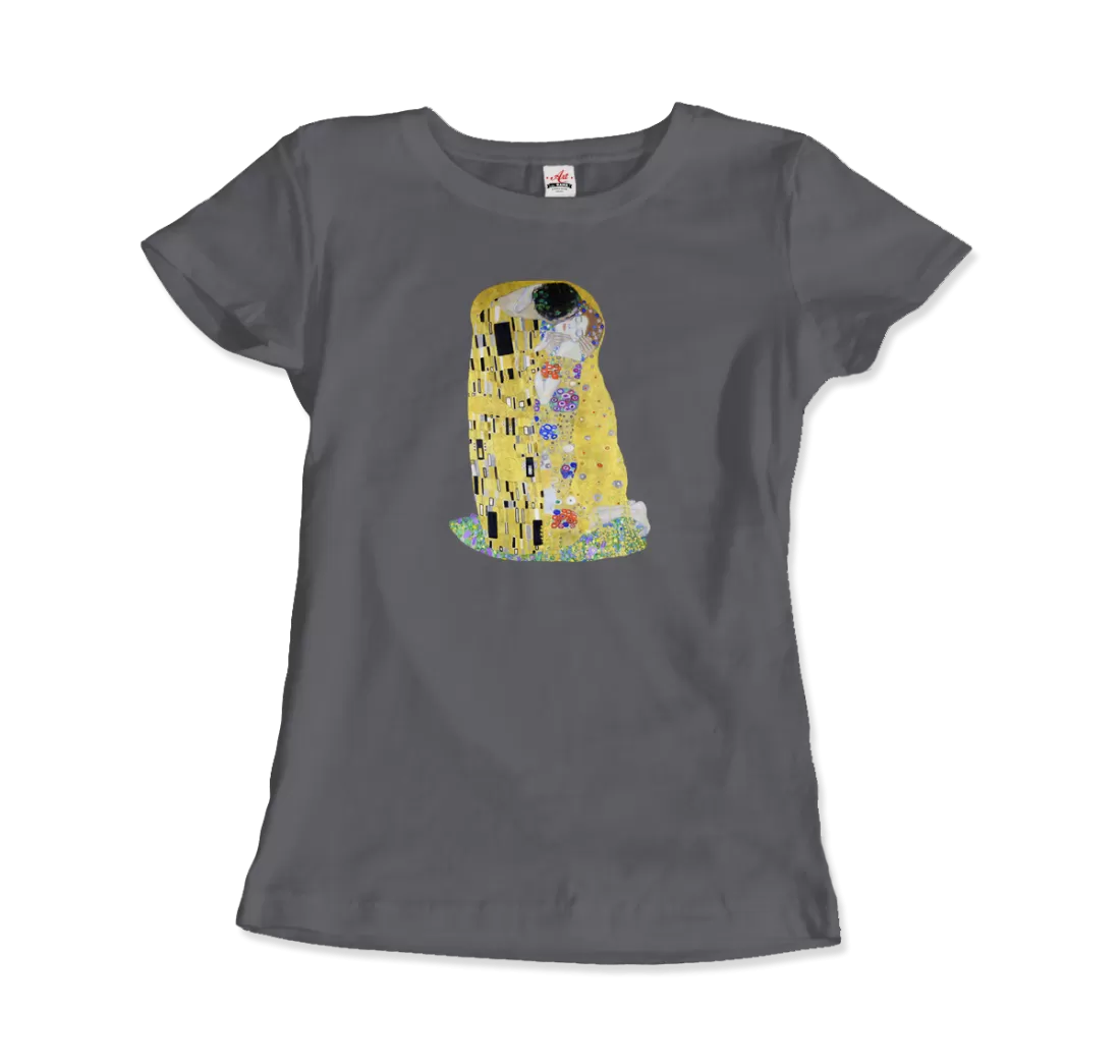 Gustav Klimt the Kiss (Or the Lovers), 1908 Artwork T-Shirt