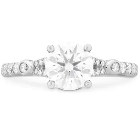 Hearts On Fire Cali Chic Petal Split Shank Diamond Engagement Ring