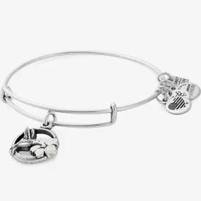 Hummingbird Charm Bangle Bracelet