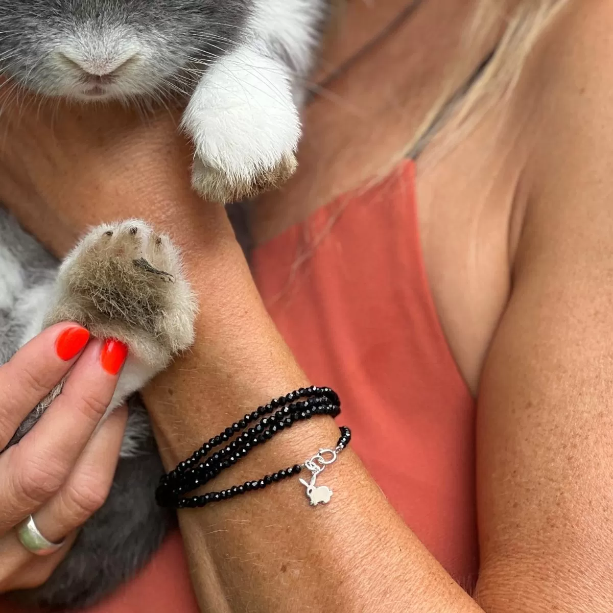 Innocence & Awareness: Bunny Wrap Bracelet