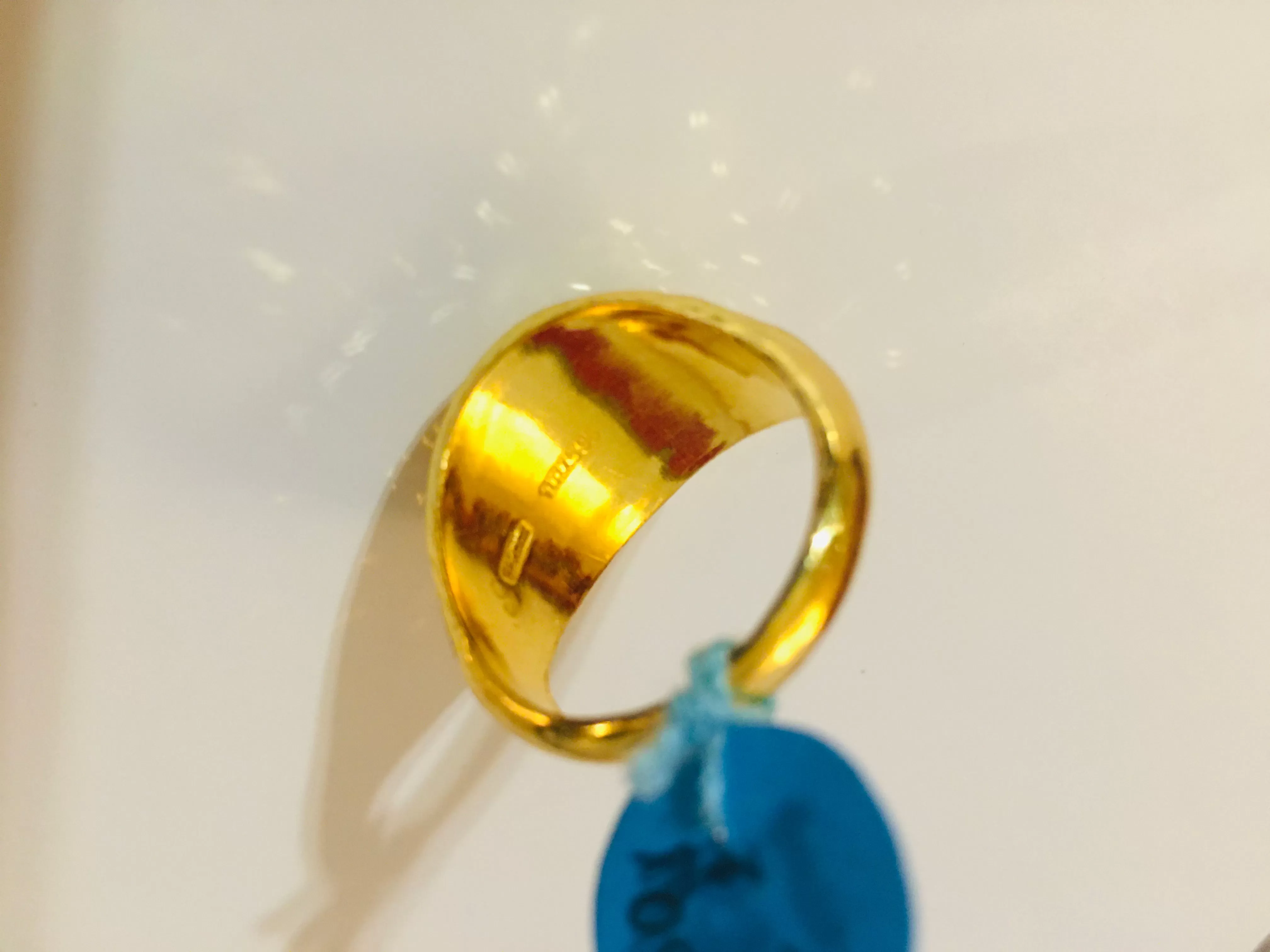 Item no. SP1076 Bangkok Solid Gold Ring size 9