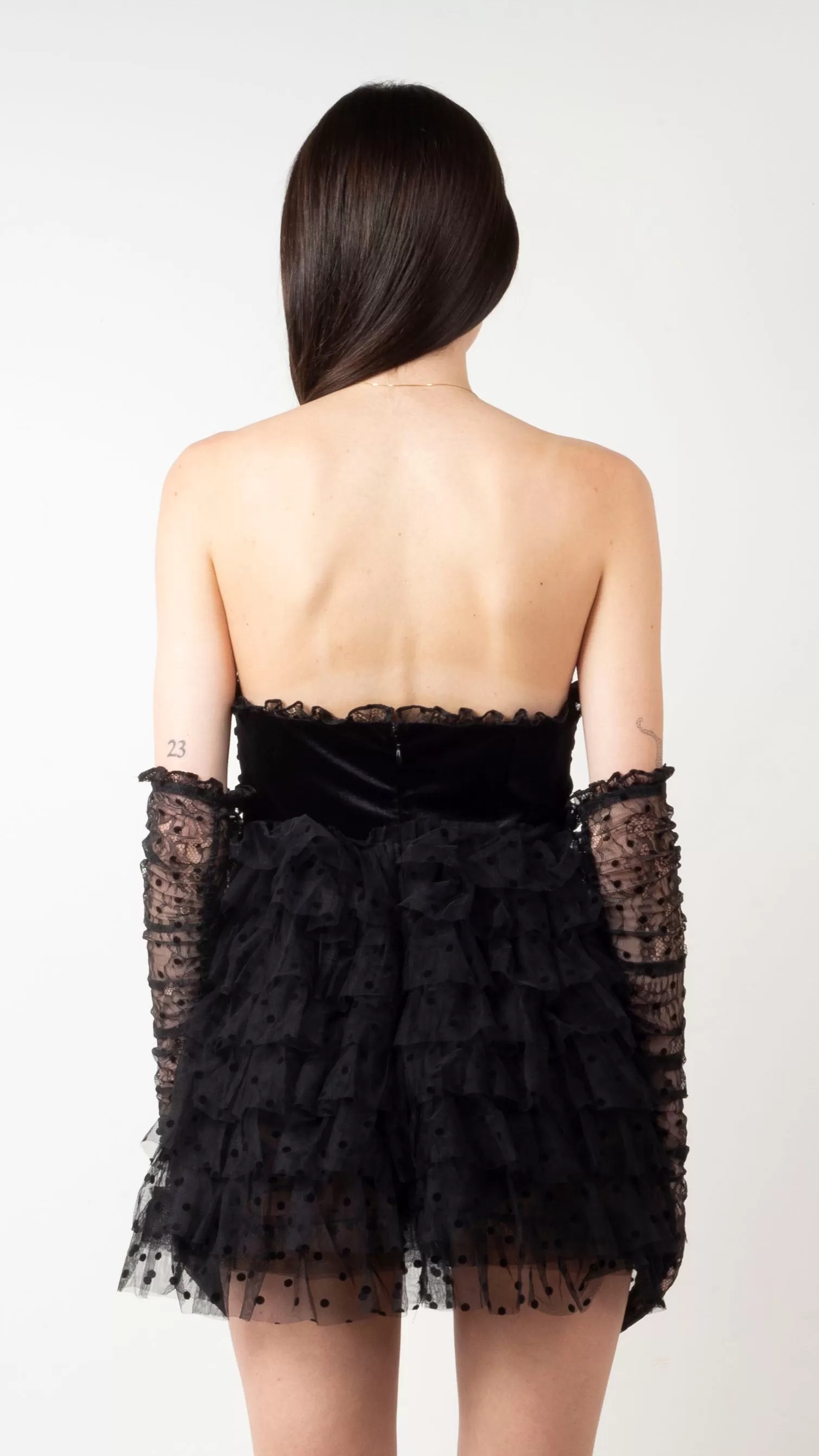 Jourdan Off the Shoulder Mini - Black