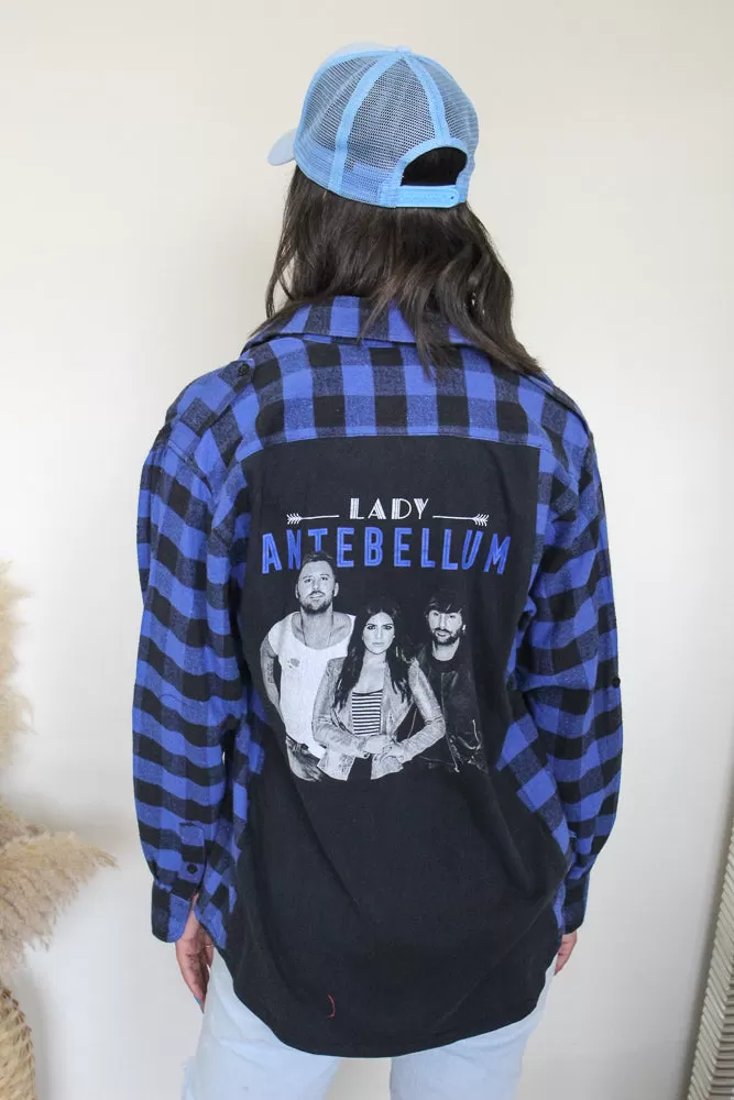 Lady Antebellum Band Tee Flannel