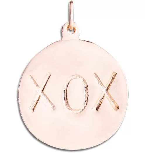 Large XOX Disk Charm