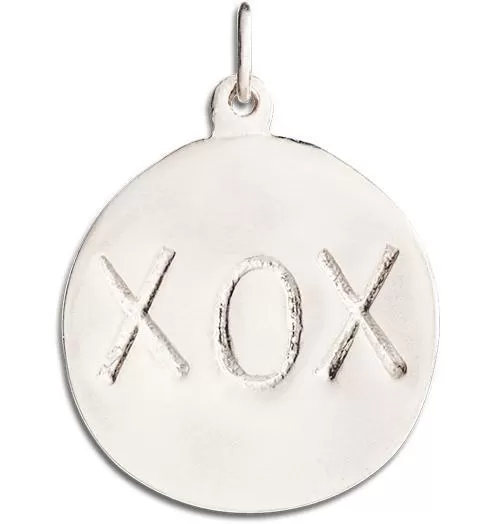 Large XOX Disk Charm