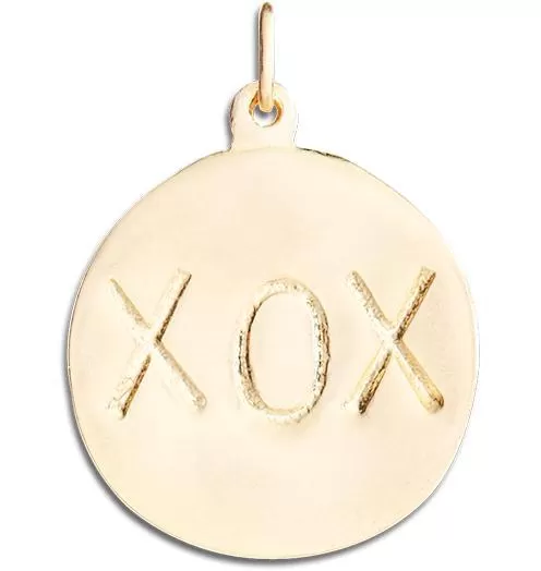 Large XOX Disk Charm