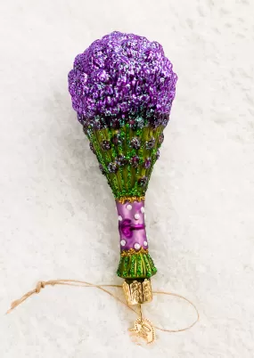 Lavender Bushel Ornament