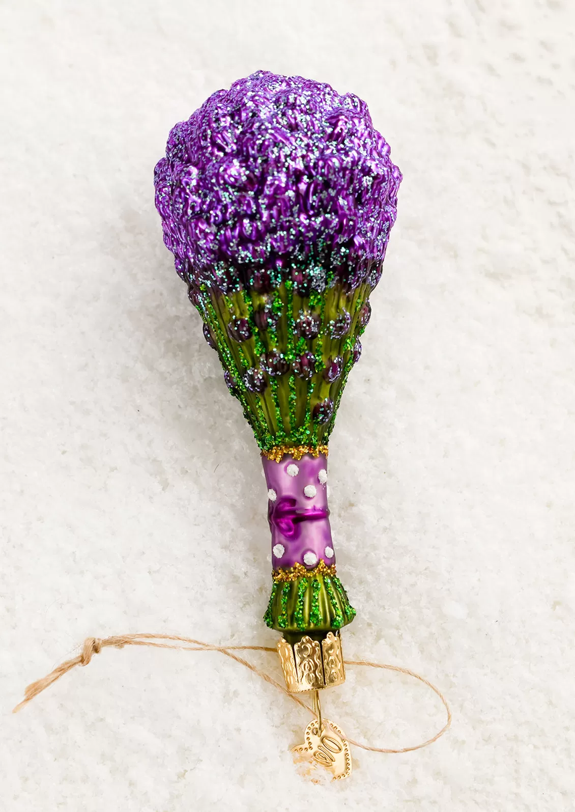 Lavender Bushel Ornament