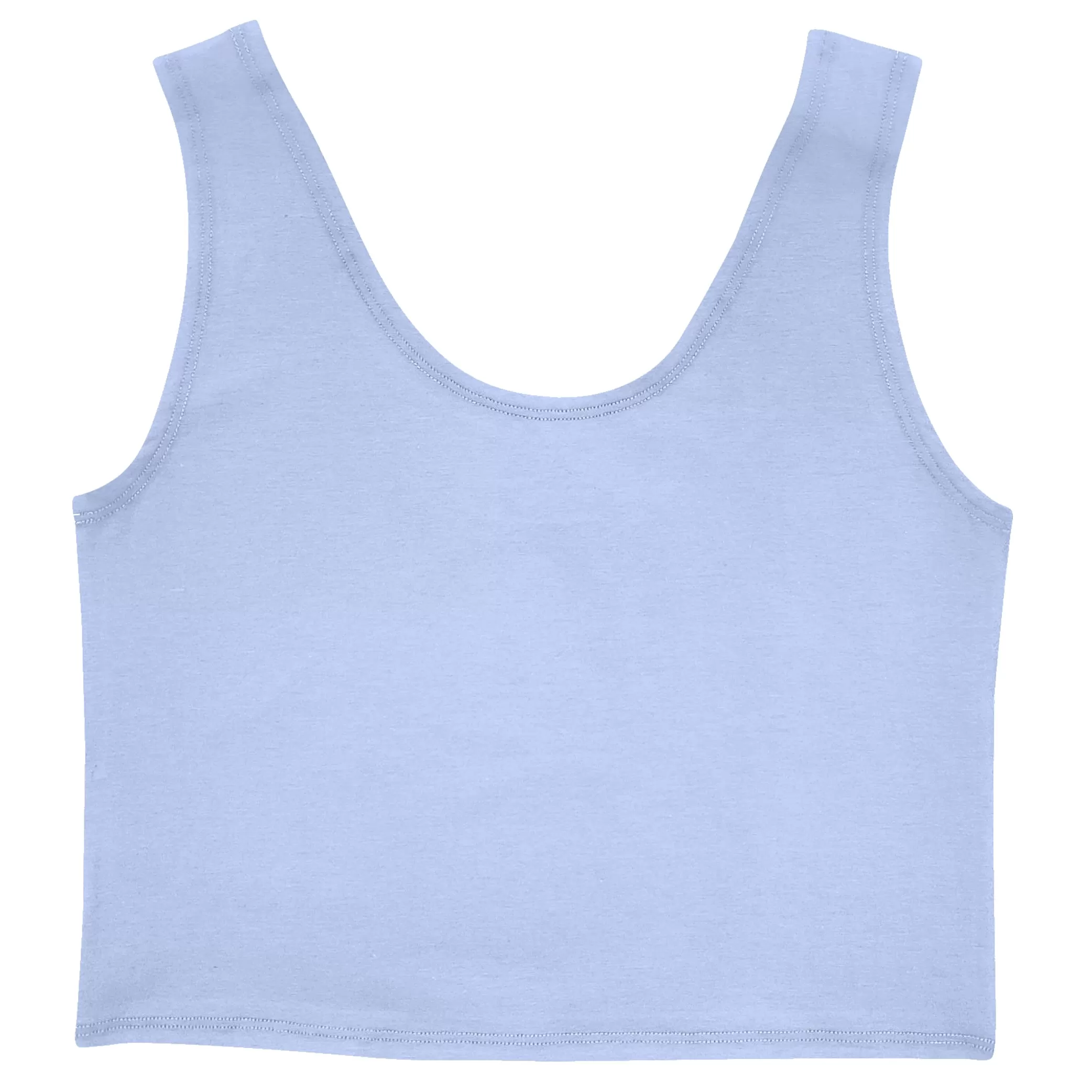 Lavender Organic Cotton Cropped Tank Top