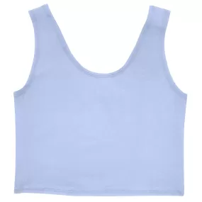 Lavender Organic Cotton Cropped Tank Top