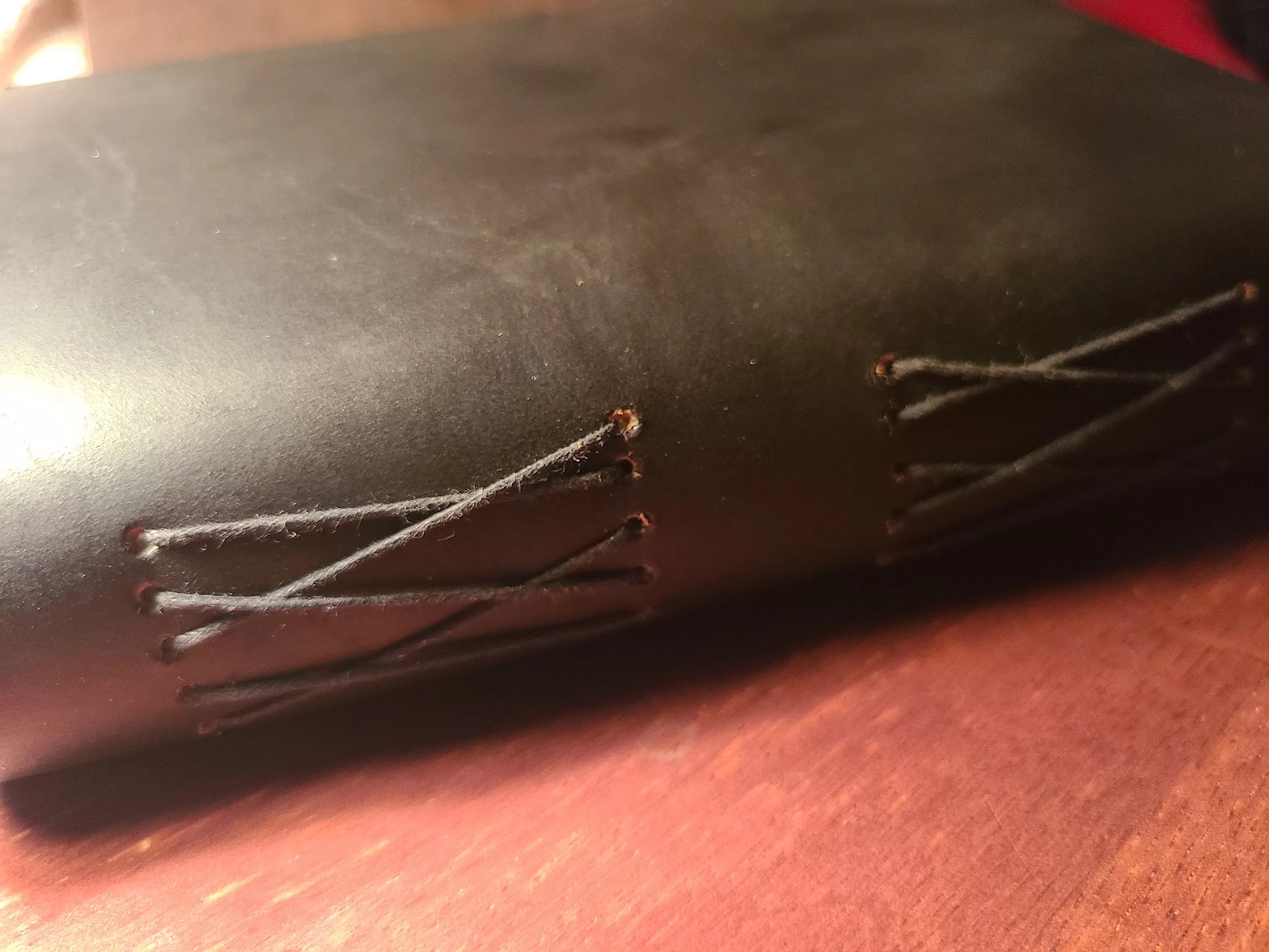 Leather Writing Journal With Leather Strap Closure