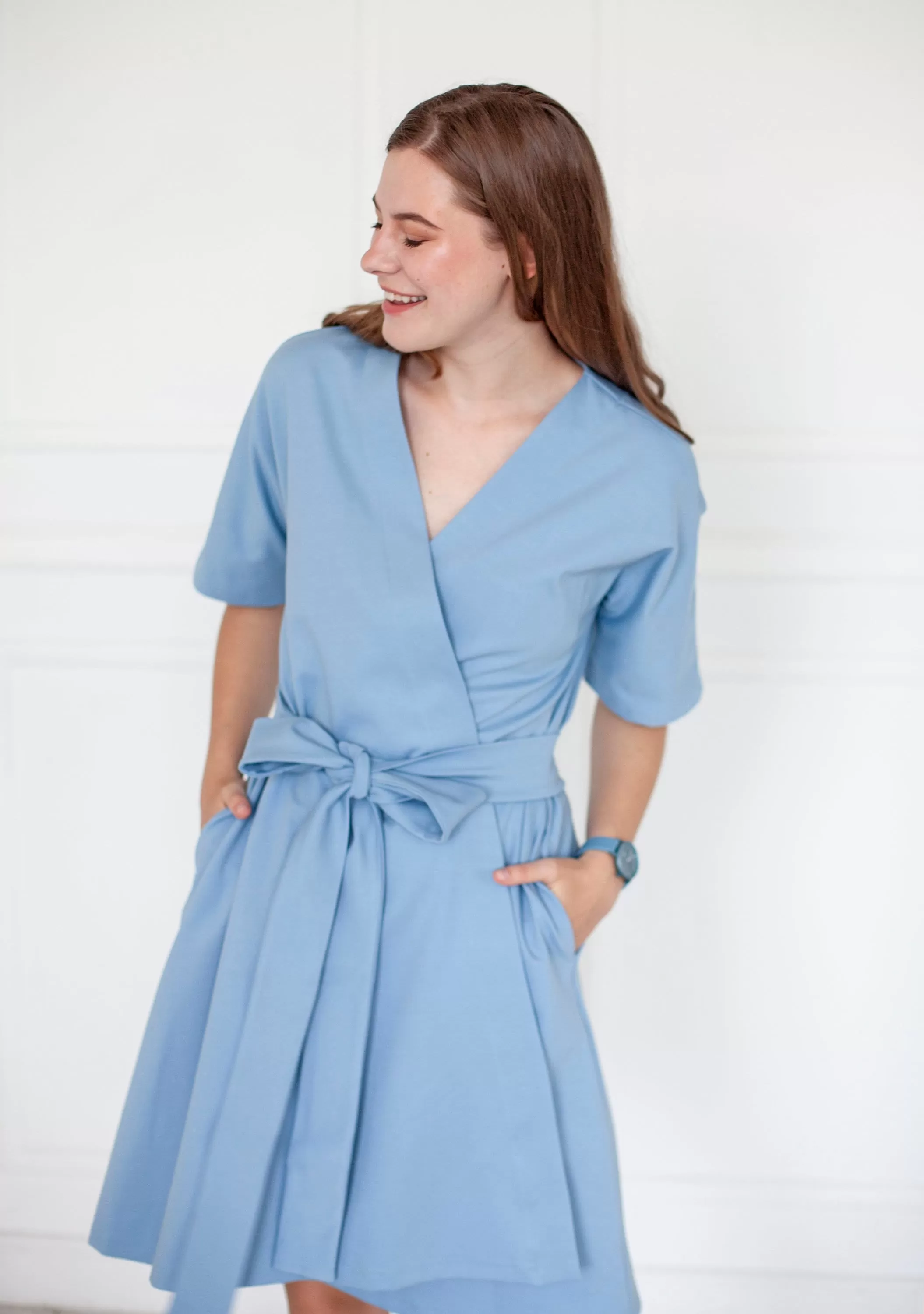 LeMuse SUMMER MARINE dress, Sky blue, L