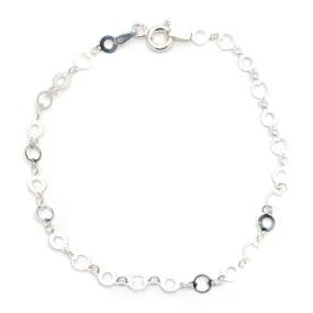 Linked Open Round Bracelet