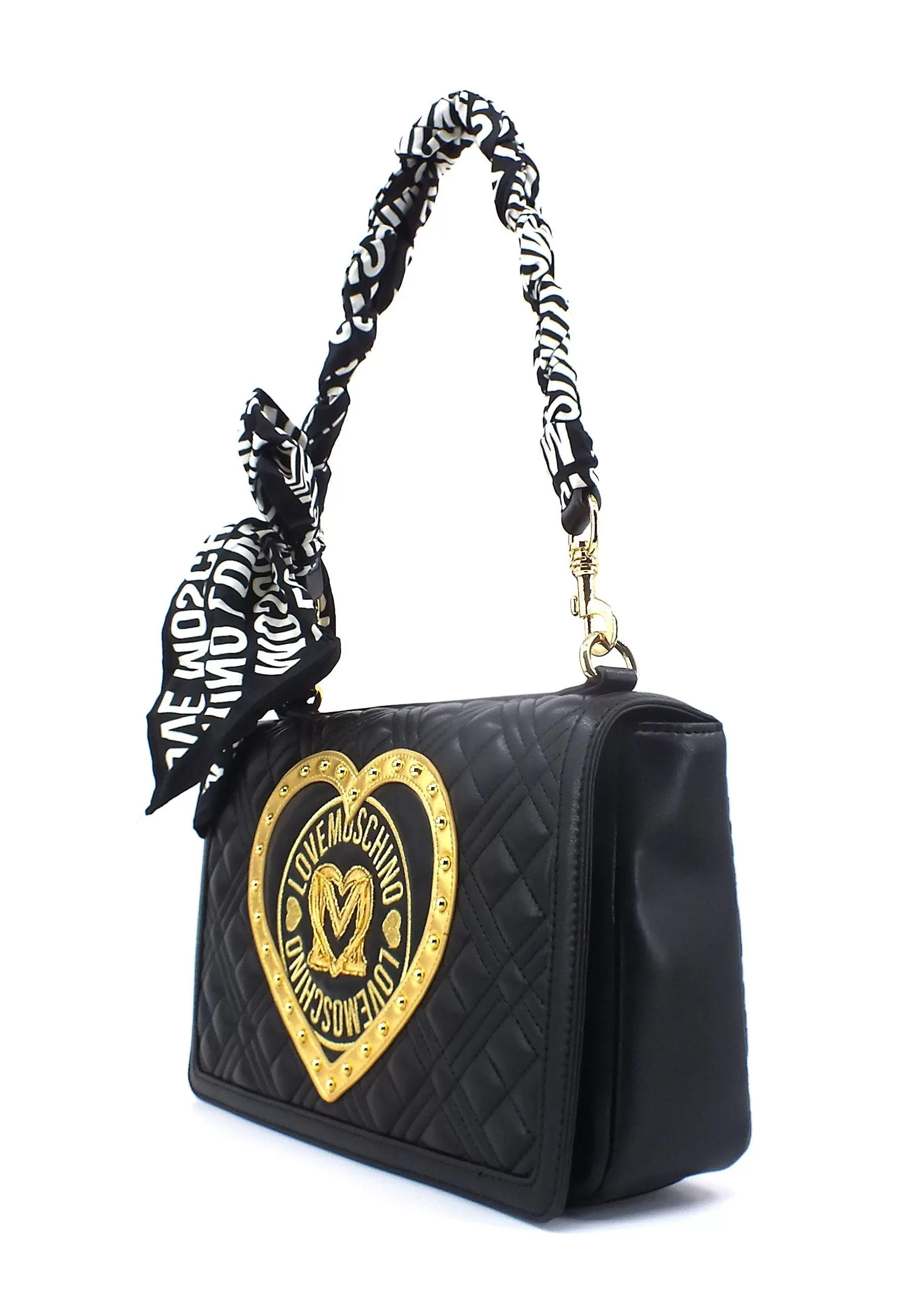 LOVE MOSCHINO Borsa Flap Fiocco Nero JC4269PP0HKM100A