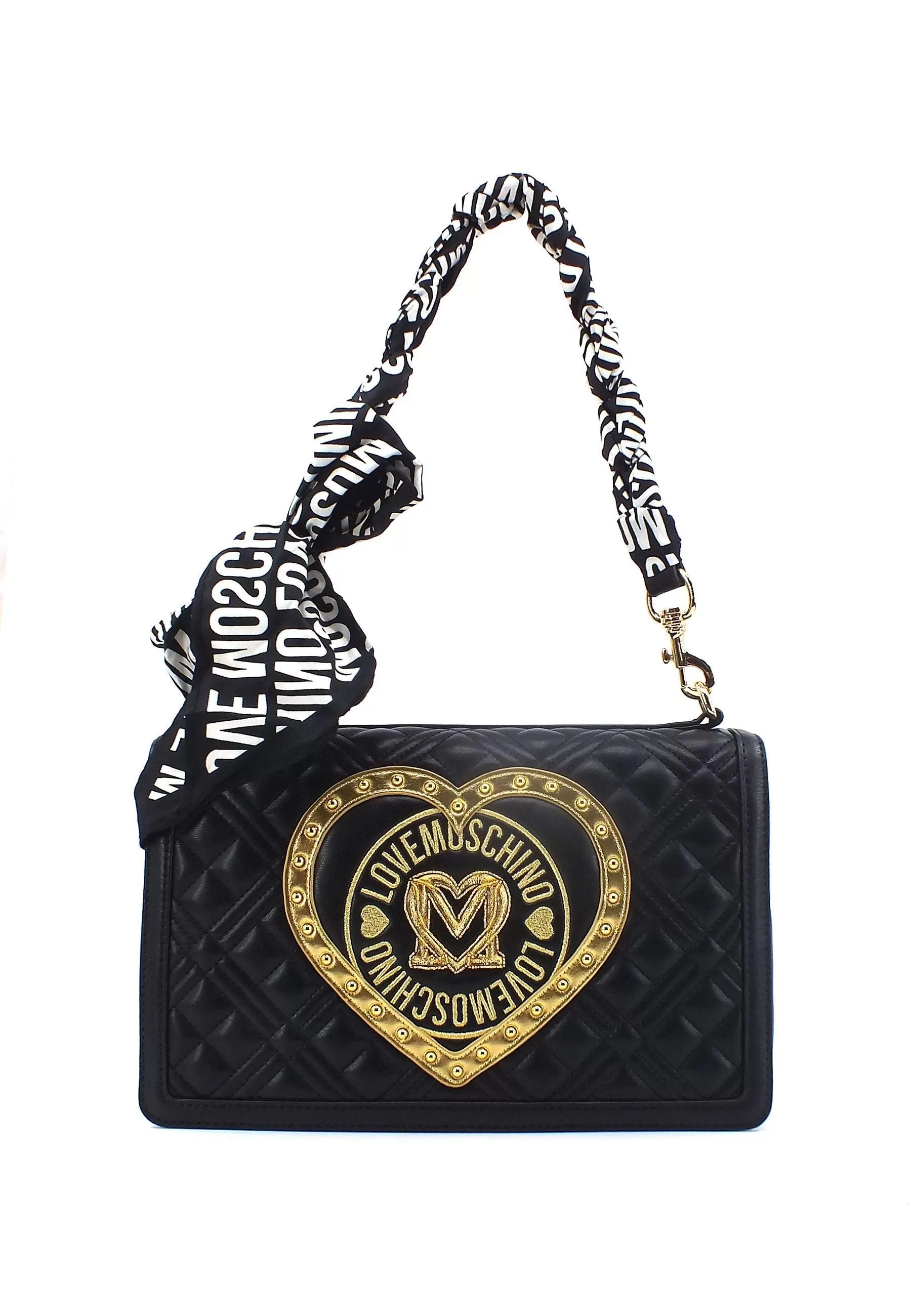 LOVE MOSCHINO Borsa Flap Fiocco Nero JC4269PP0HKM100A