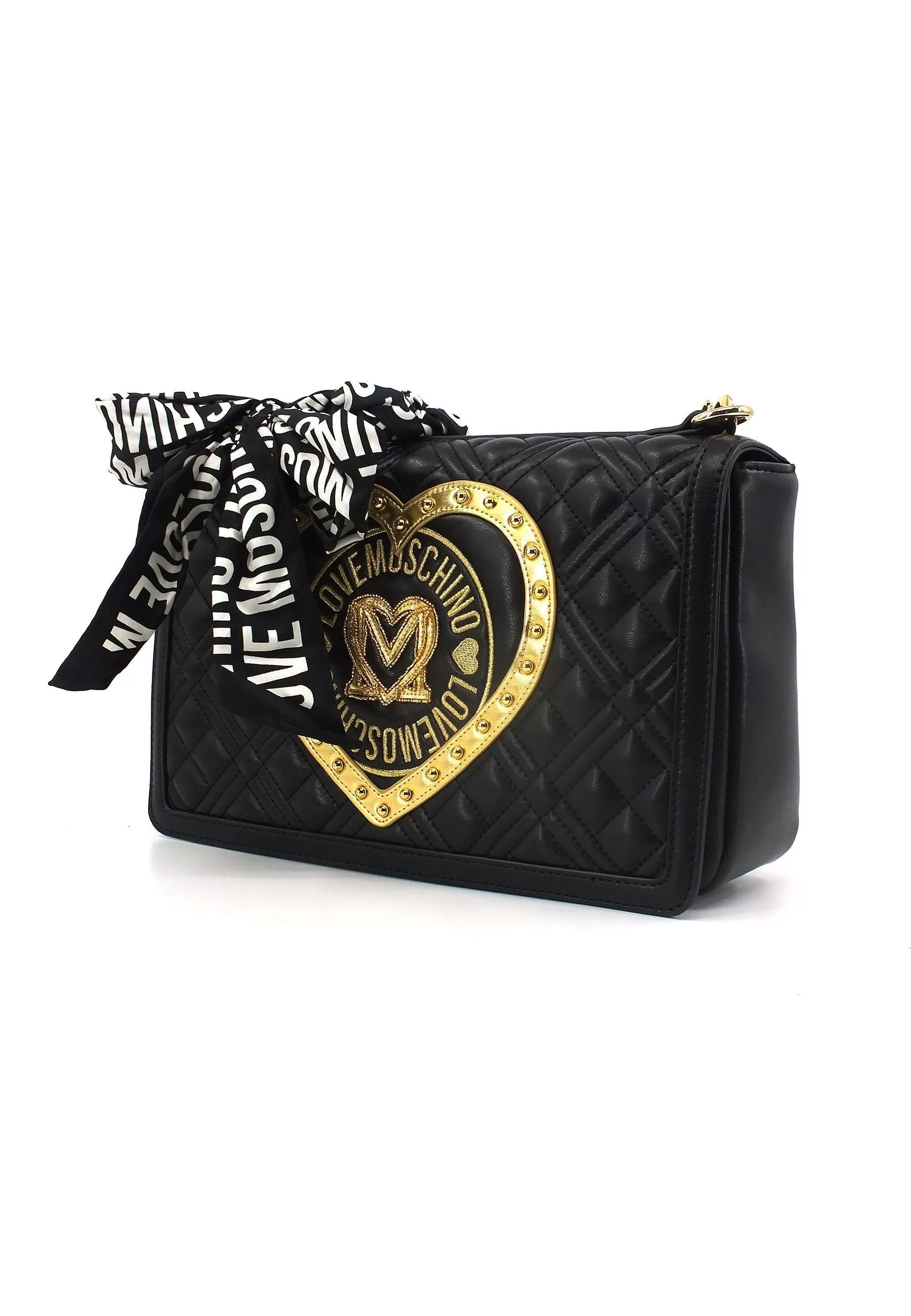 LOVE MOSCHINO Borsa Flap Fiocco Nero JC4269PP0HKM100A