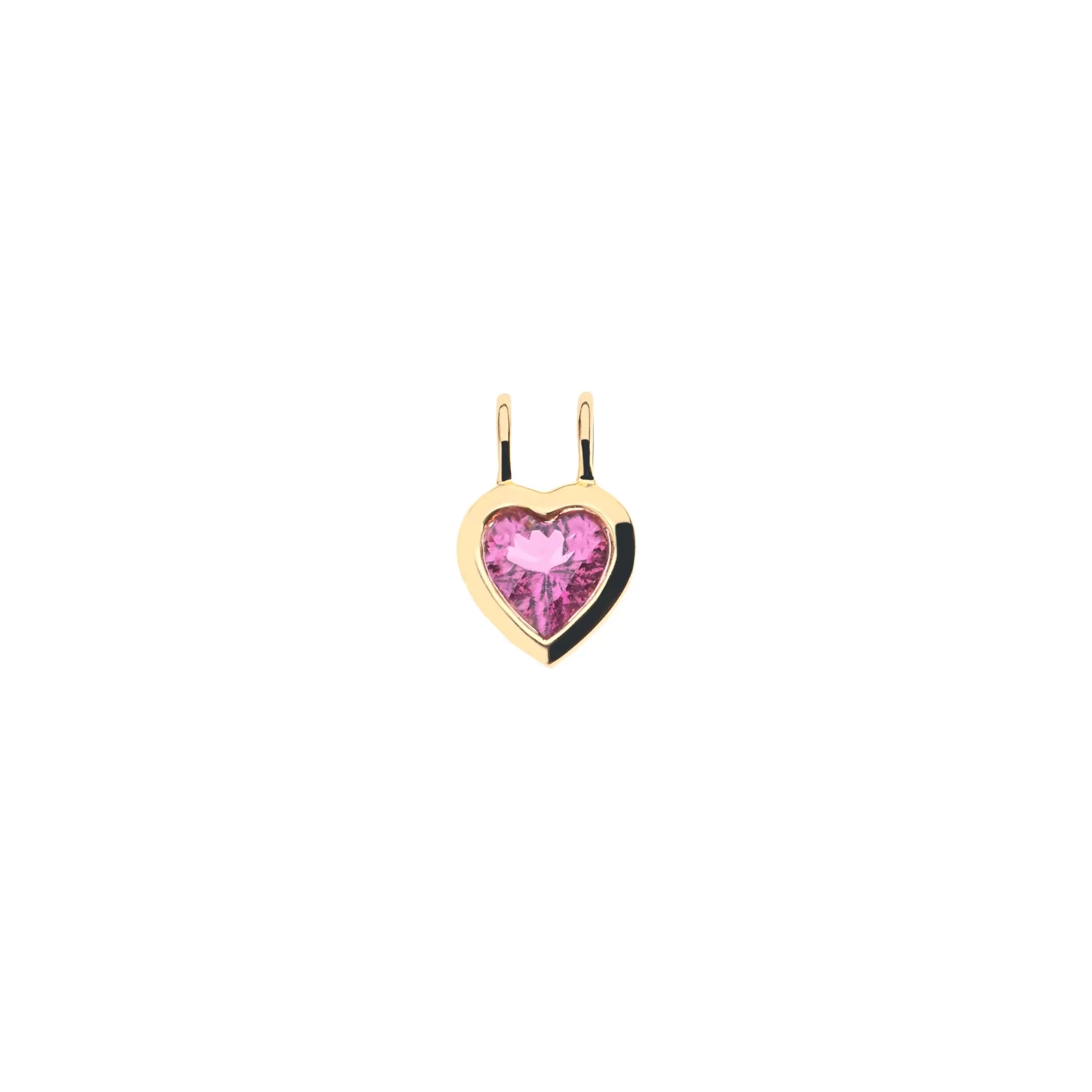 LOVE Rainbow Birthstone Pendant in Solid Gold