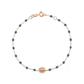 Madone Charm Classic Gigi Jeans bracelet, Rose Gold, 6.7"