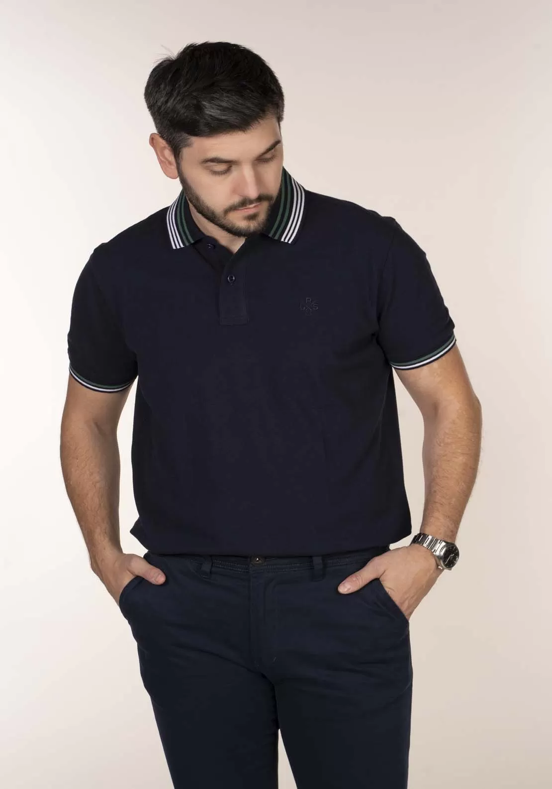 Mens Navy Polo Shirt