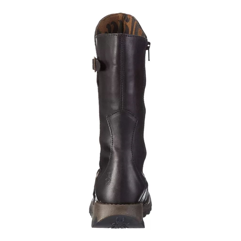 MES 2 Leather Women's Zip Up Mid Calf Boots