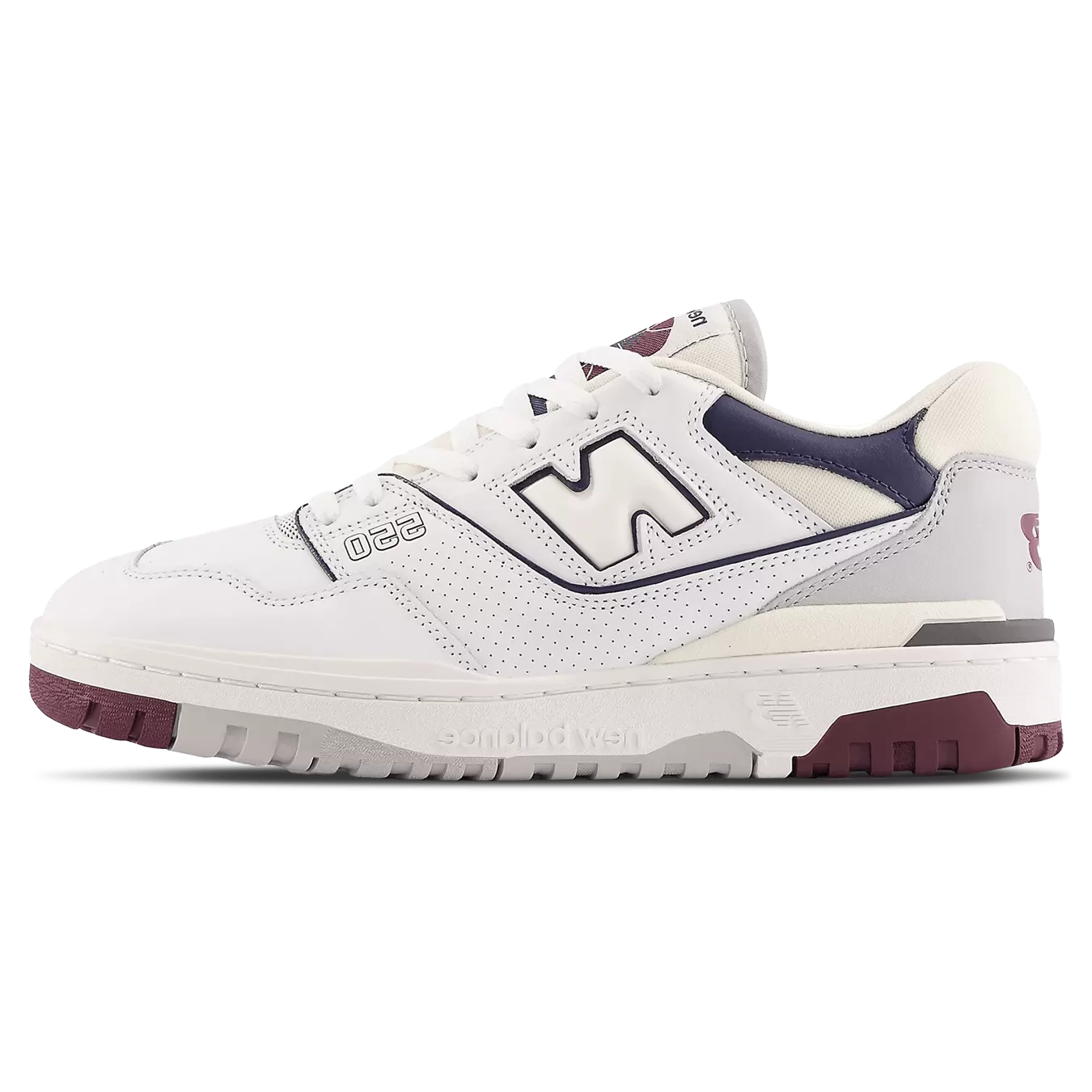 New Balance 550 'White Maroon Natural Indigo'