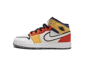 Nike Air Jordan 1 Mid "Multi-Color Canvas"