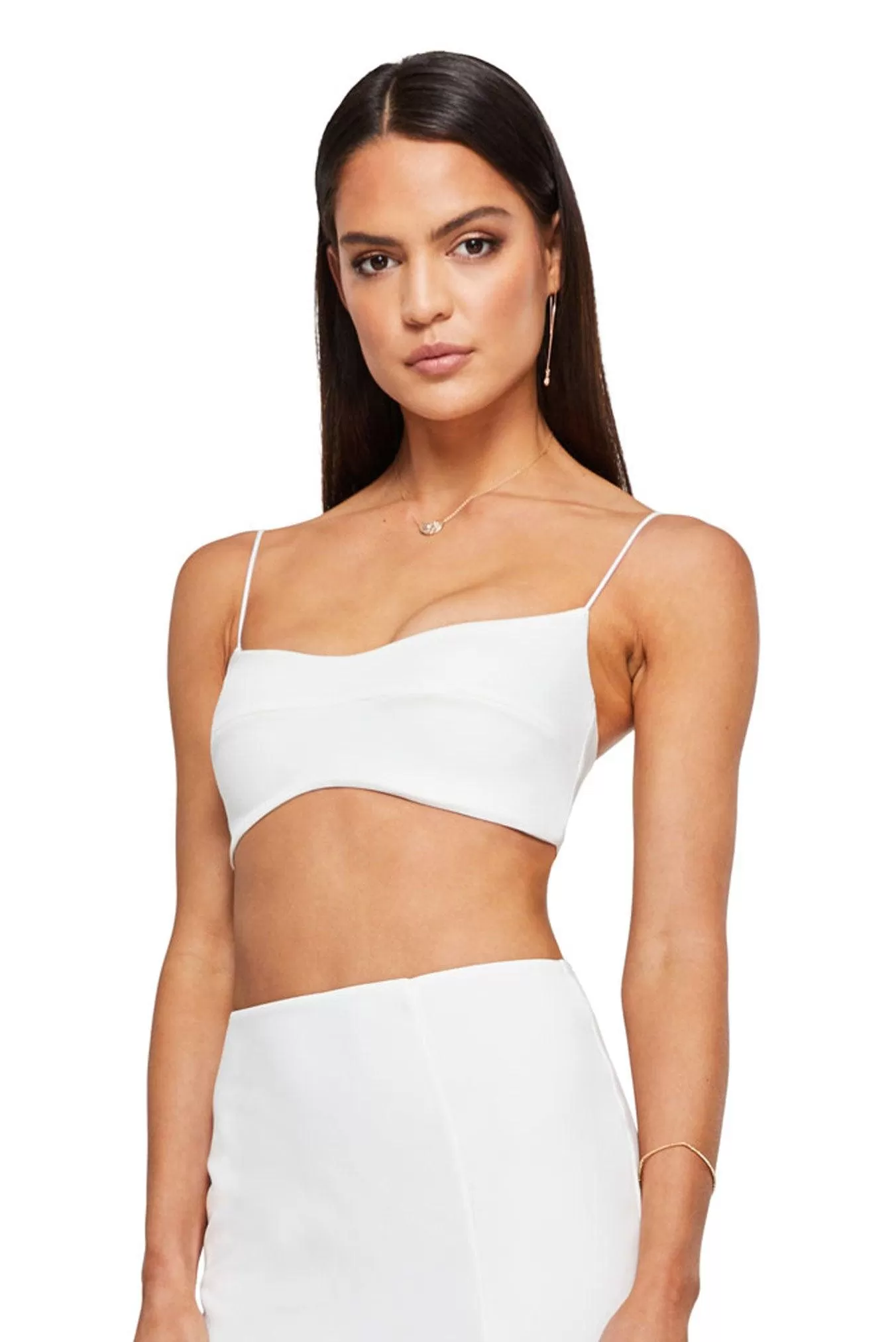 Nookie Maia Crop - White