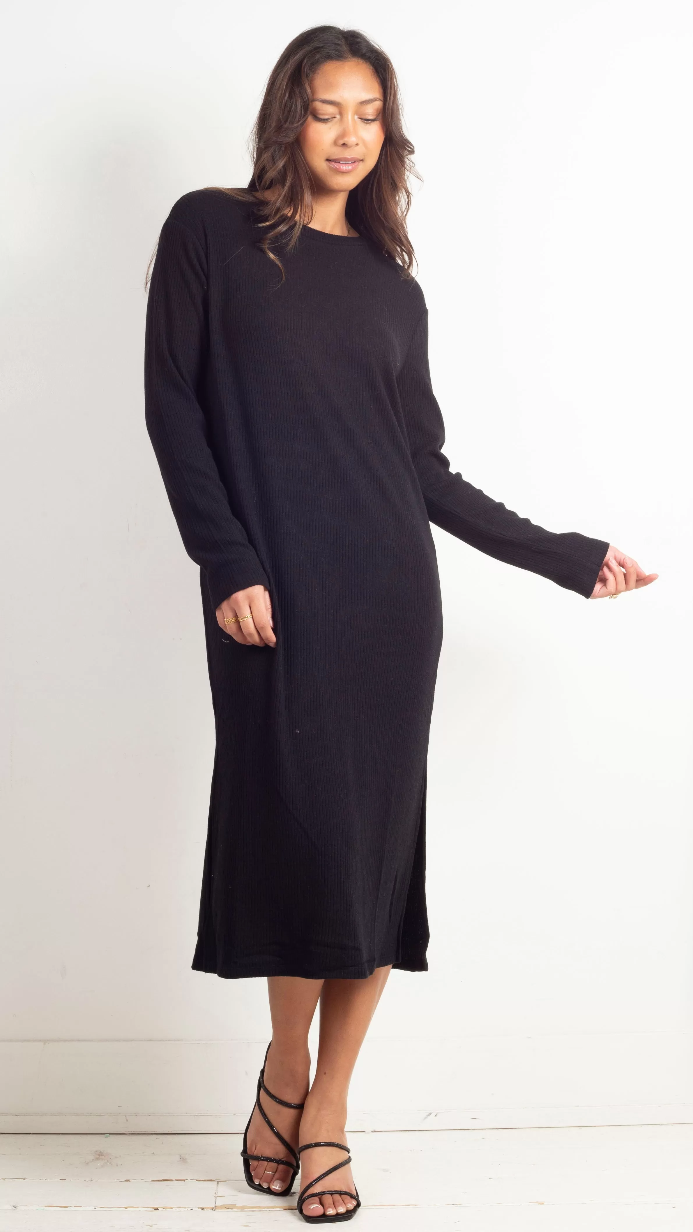 Nova Maxi Dress - Black