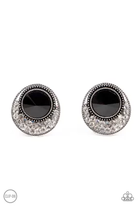 Off The RICHER-Scale - Black Earring