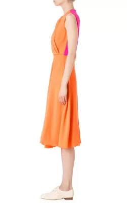 Orange Cocktail Dress