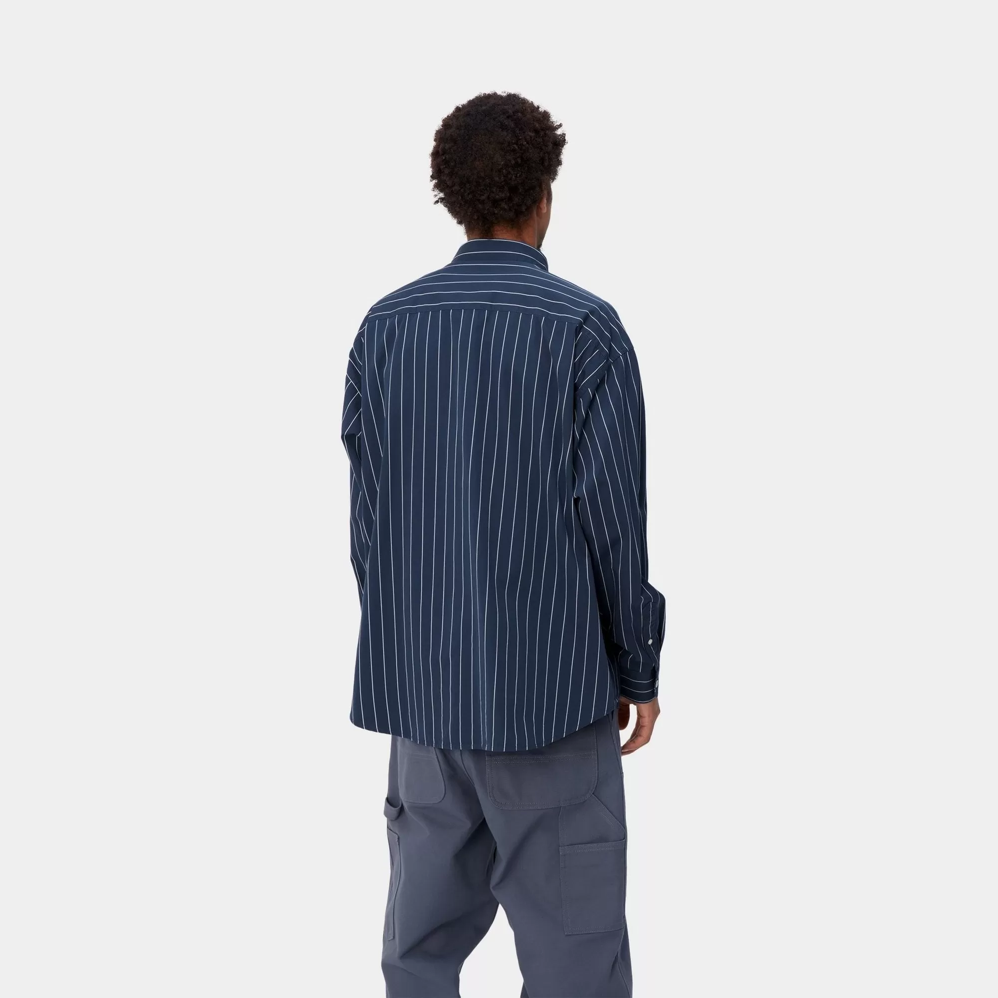 Orlean Stripe Shirt | Blue / White