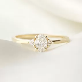 Paloma Lab Grown Diamond & White Sapphire Ring