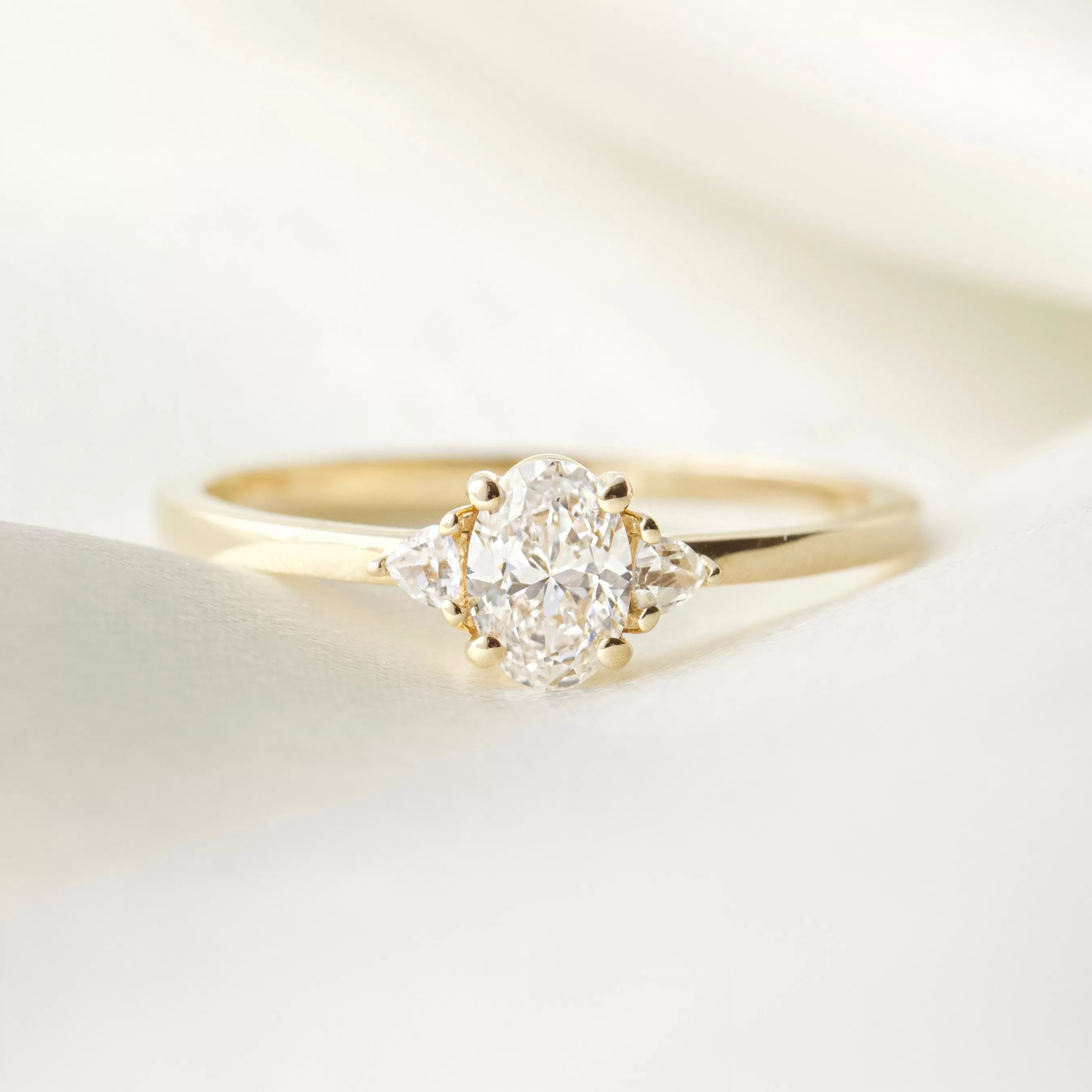 Paloma Lab Grown Diamond & White Sapphire Ring