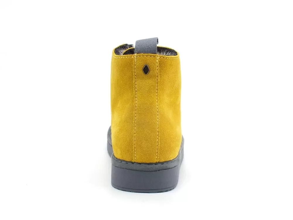 PAN CHIC Ankle Boot Suede Sneaker Pelo Yellow Electric Blue P01W1400200006