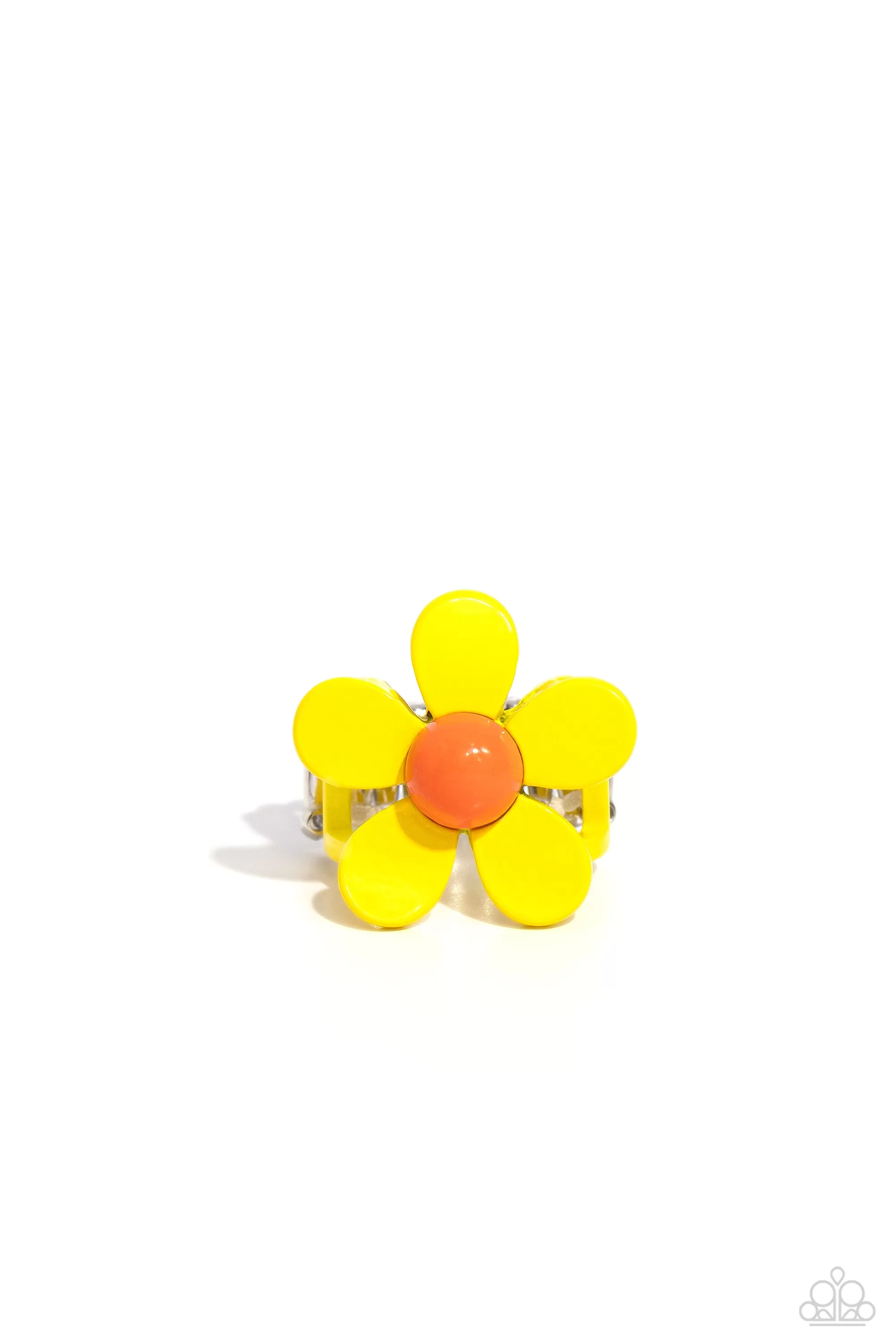 Paparazzi Groovy Genre Yellow Ring