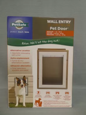 PetSafe Medium Wall Entry Aluminum Pet Door - BRAND NEW!