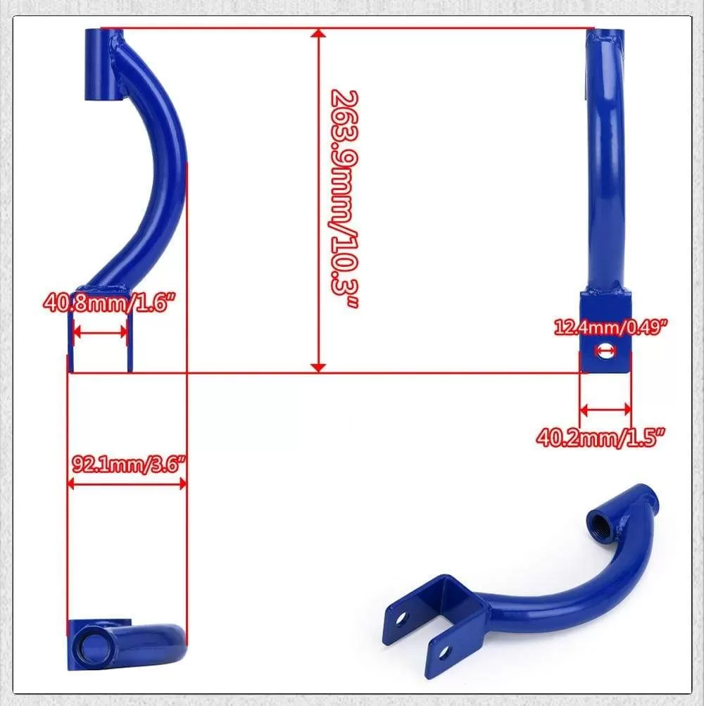 PQY - TRACTION ROD BLUE FOR 95-98 240SX S14 S15 R33 REAR ADJUSTABLE CAMBER CONTROL ARM KIT SUSPENSION PQY9817