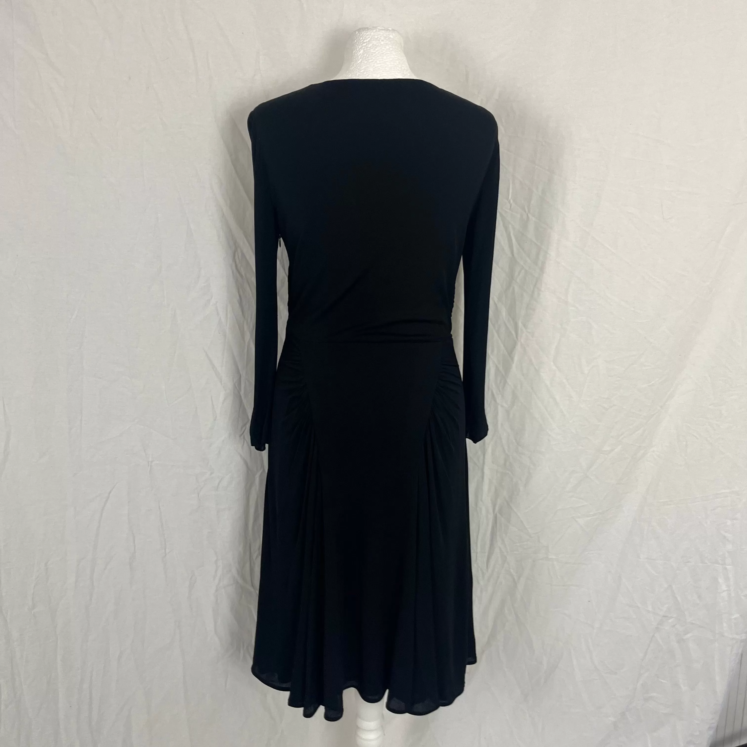 Prada Black  Silky Jersey Skater Dress S