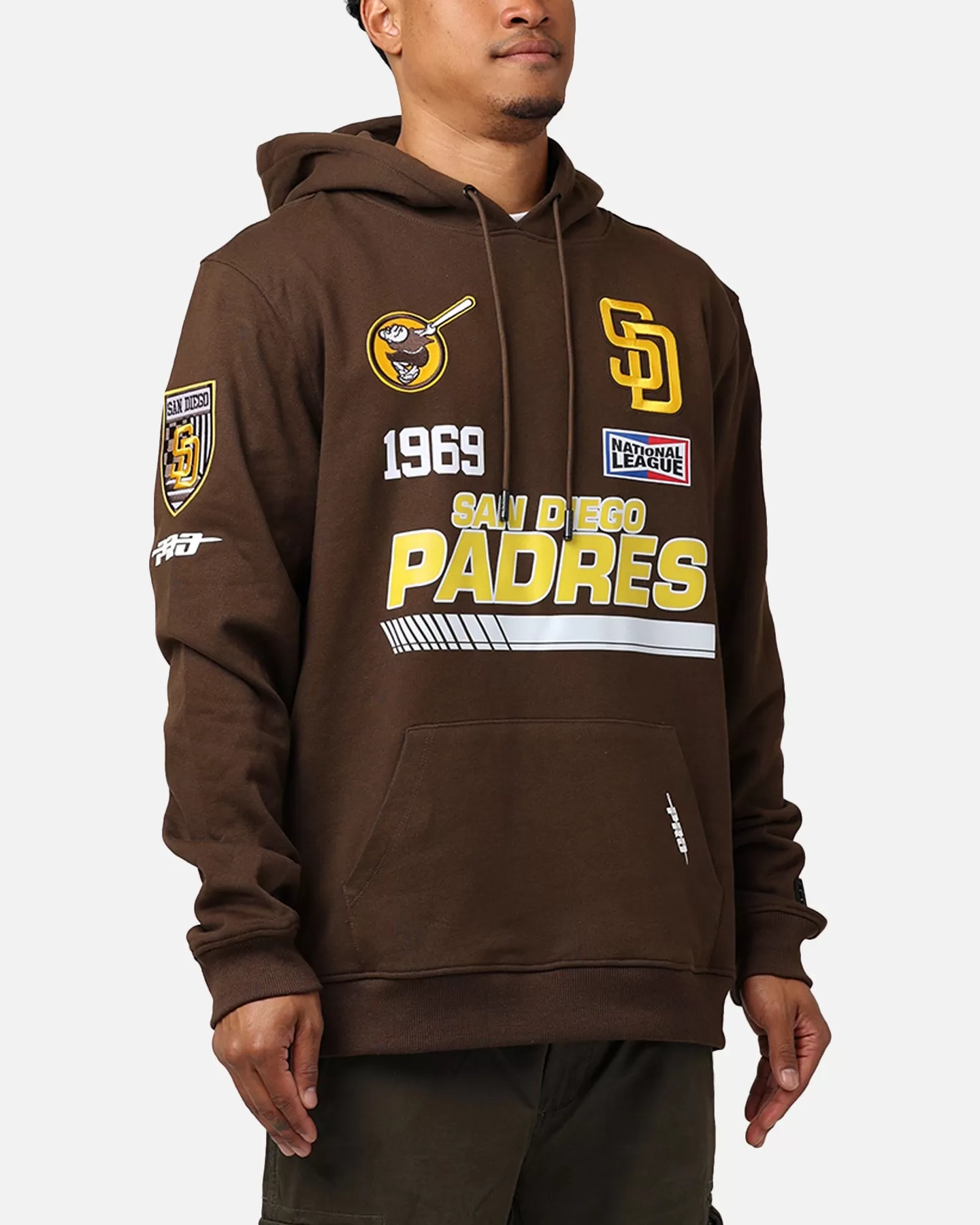 Pro Standard San Diego Padres Fast Lane Hoodie Brown