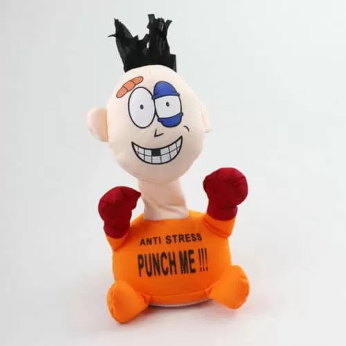 Punch Me on the Face Anti-Stress Toy – Interactive Electronic Stuffed Screaming Decompression Doll