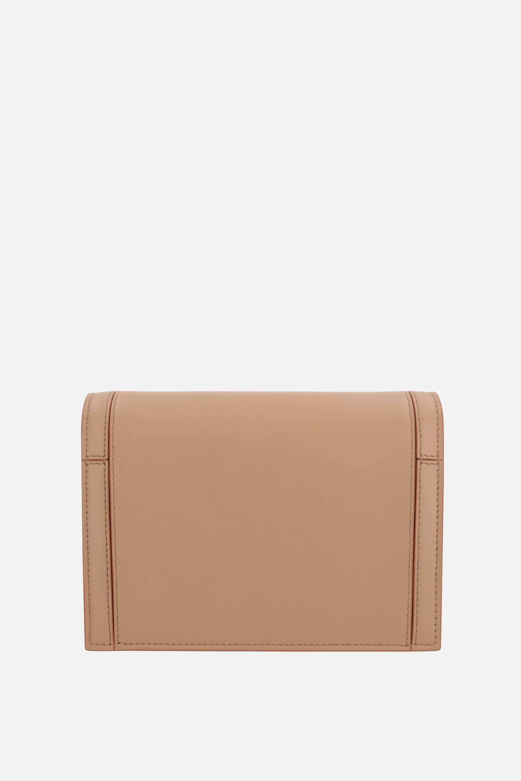 Pyramides mini smooth leather crossbody bag