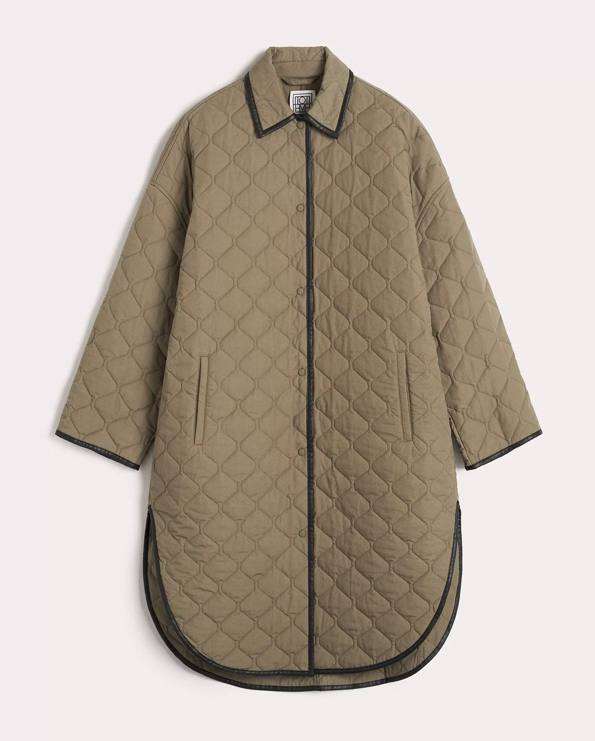 QUILTED COCOON COAT / MARSH