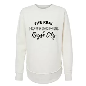 Real Housewives Graphic Sweatshirt & Tee • Heather Natural Prism