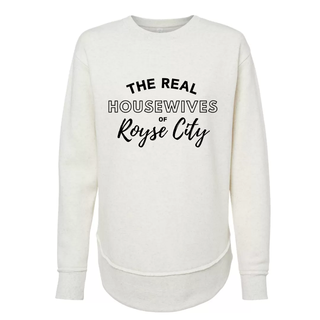 Real Housewives Graphic Sweatshirt & Tee • Heather Natural Prism