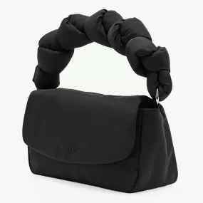 RELLINO BAG BLACK LUSTRE RECYCLED POLYESTER