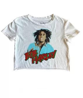 Rowdy Sprout Girls Bob Marley Crop Tee