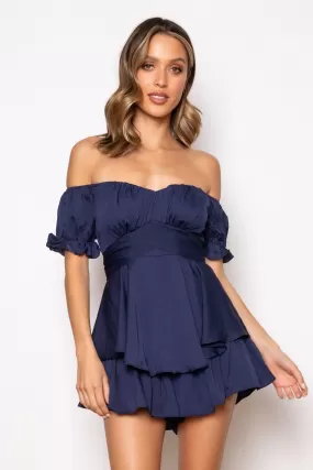 Samantha Romper - Navy