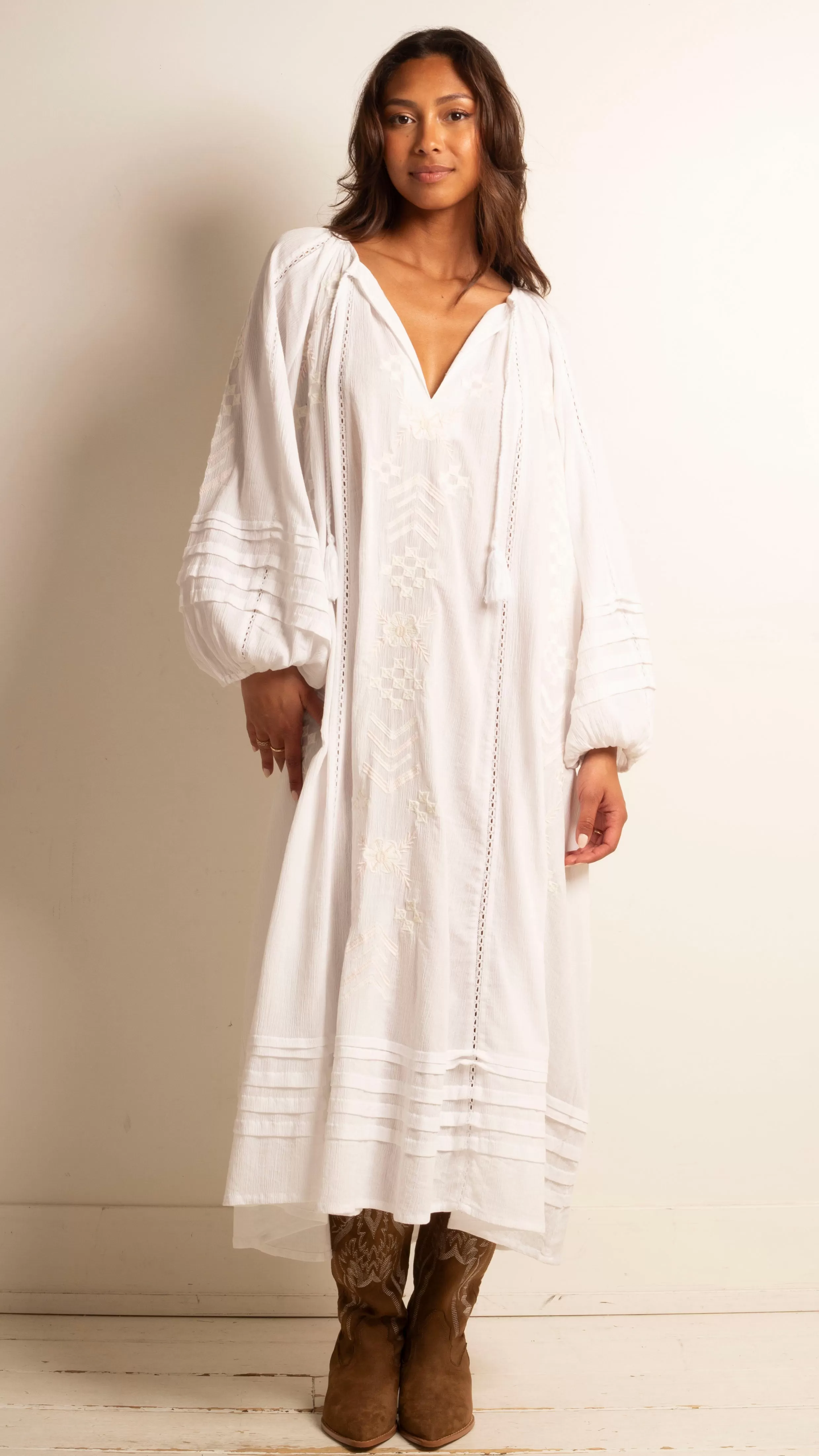 Sandbar Gown - White