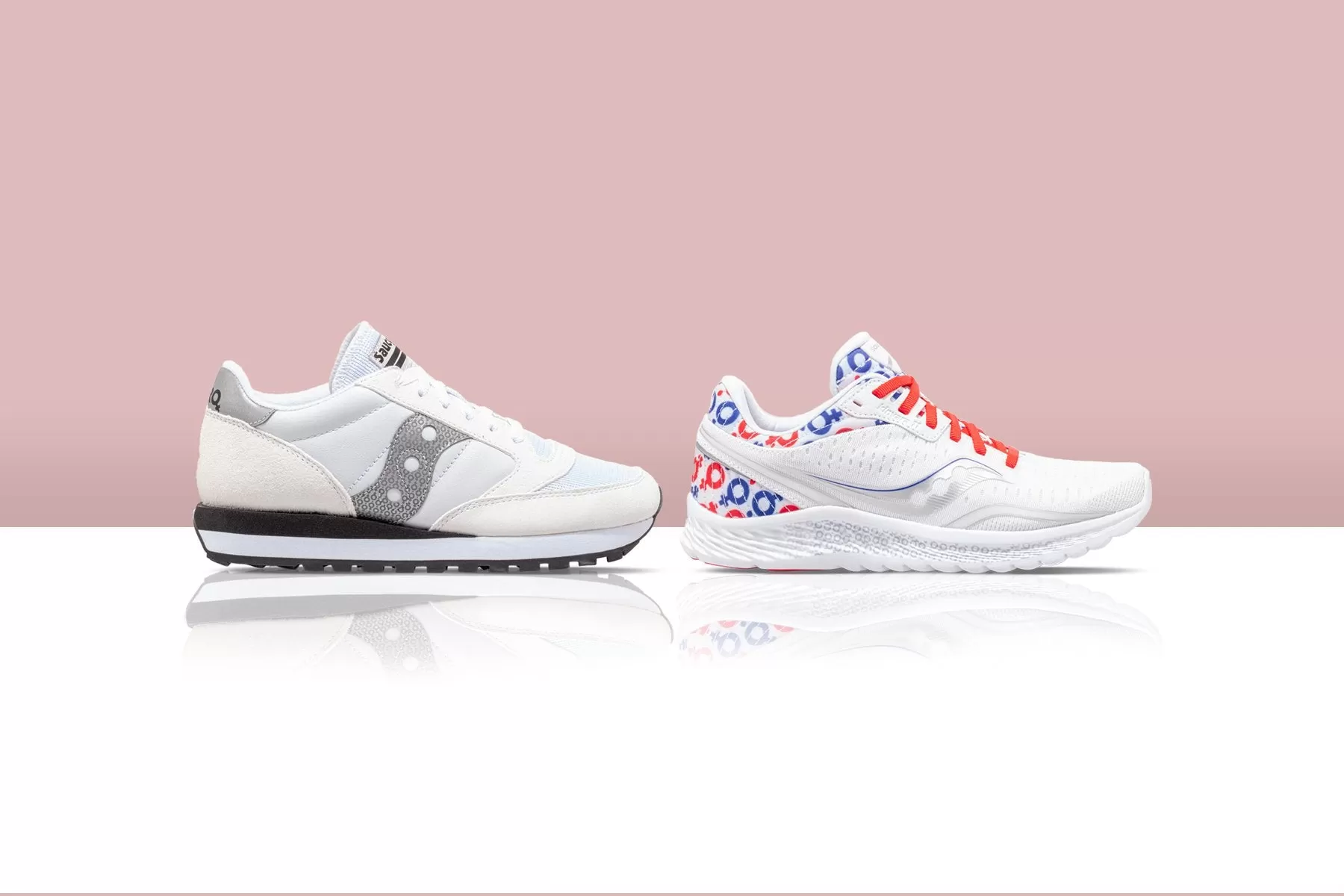 Saucony x Prinkshop Women's Kinvara 11 - White/Red/Blue